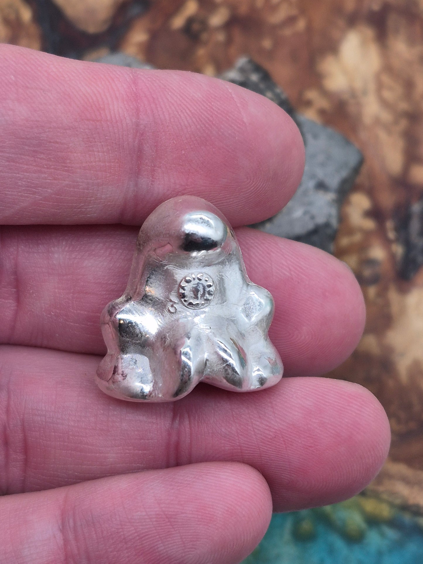 Gogo's Crazy Bones Eggy - Solid 925 Sterling Silver.