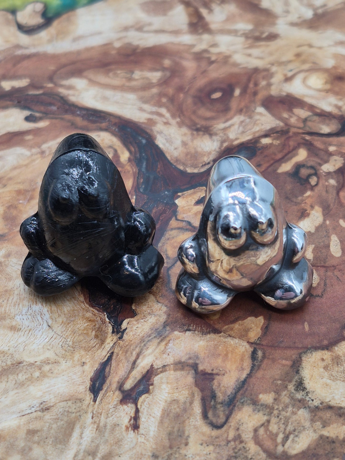 Gogo's Crazy Bones Eggy - Solid 925 Sterling Silver (Oxidised)