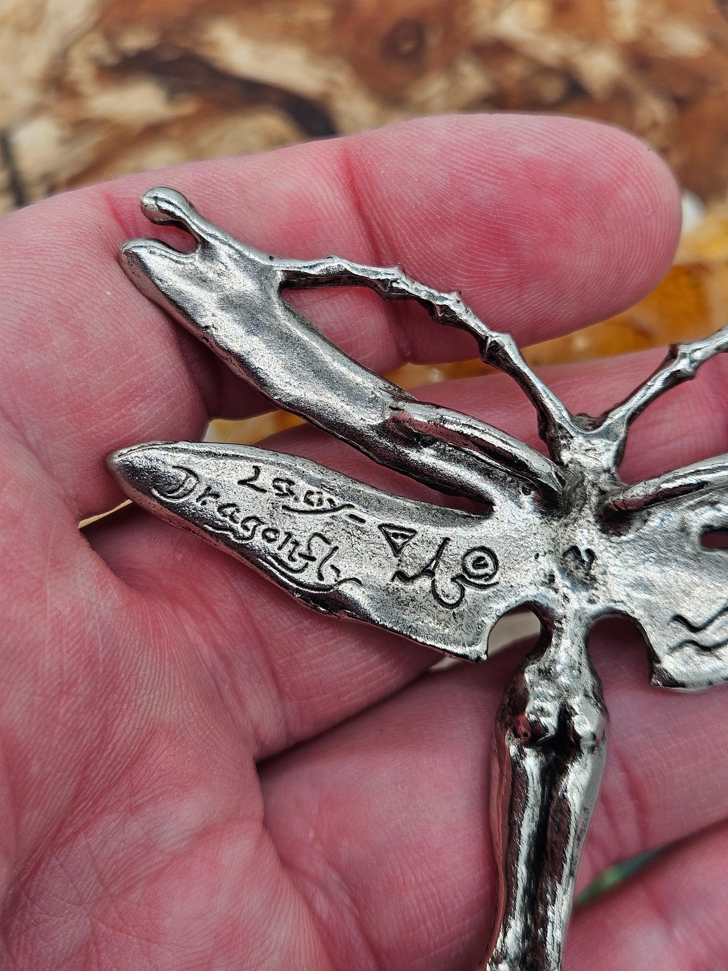 Axel R Stocks - Lady Dragonfly Pendant. Rare.