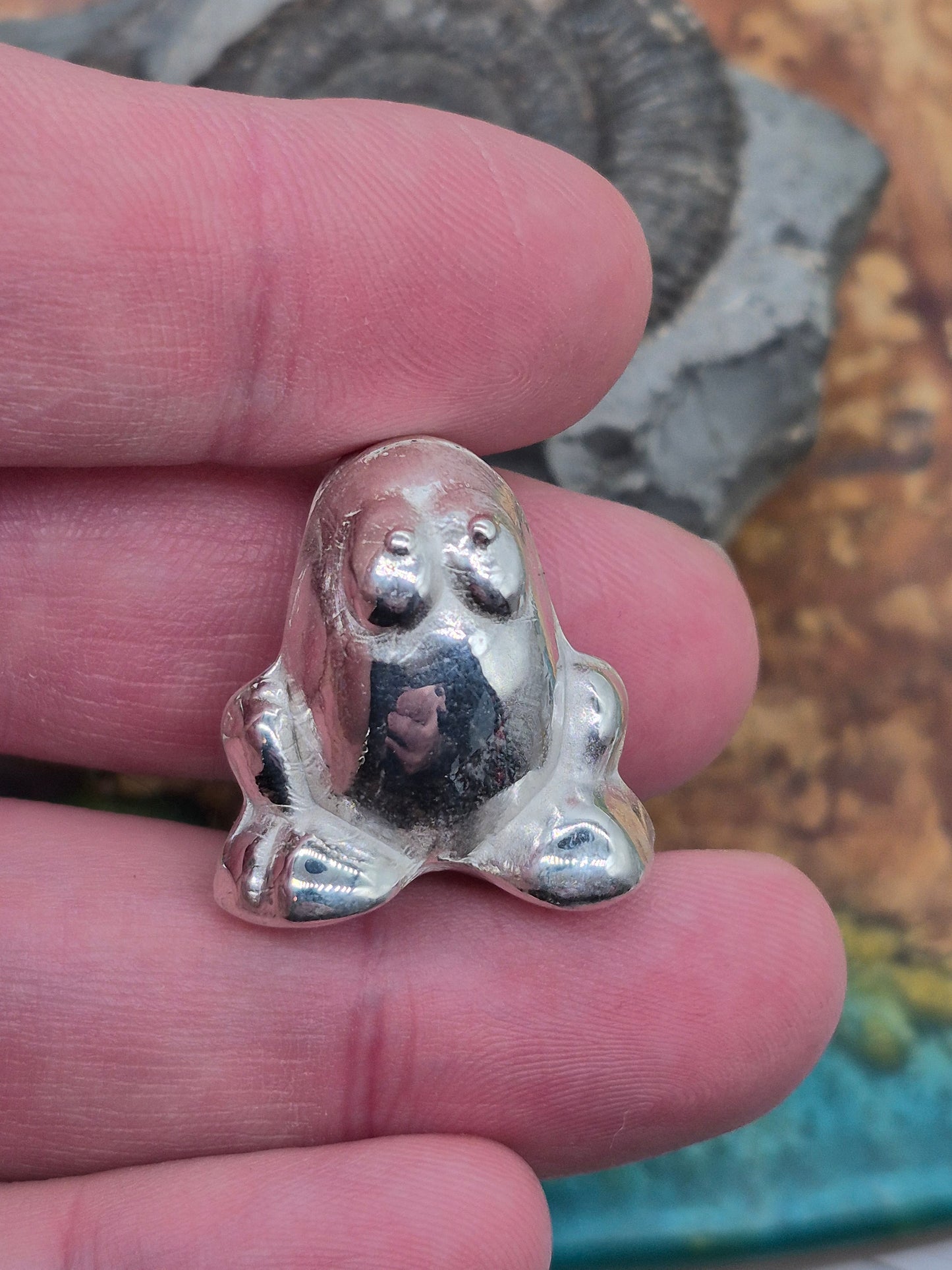 Gogo's Crazy Bones Eggy - Solid 925 Sterling Silver.