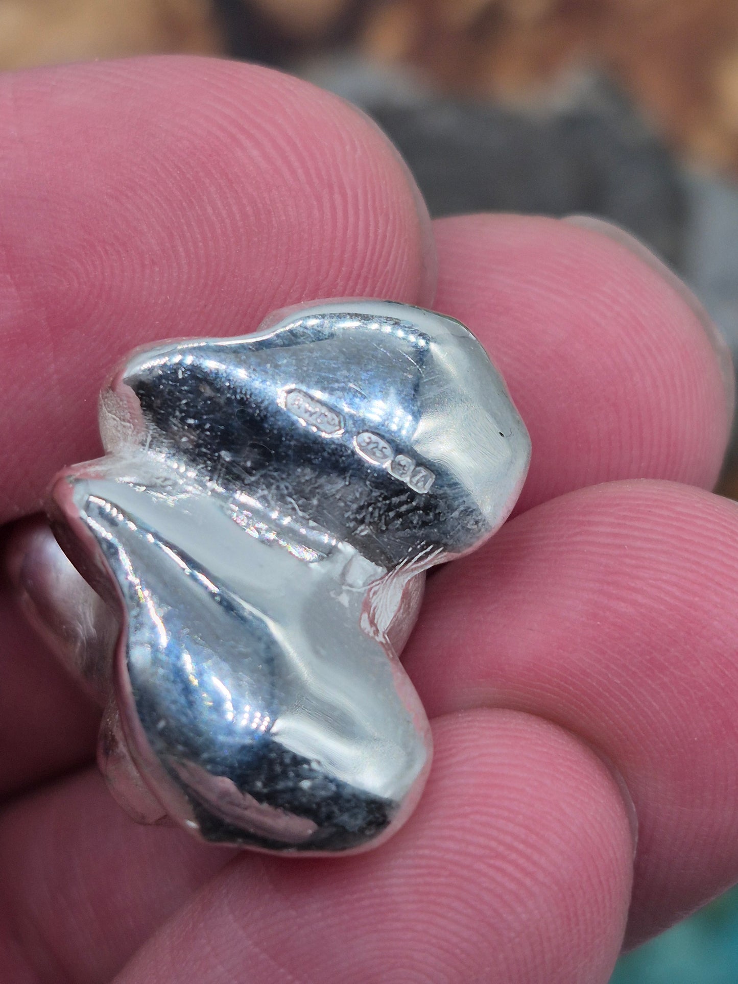 Gogo's Crazy Bones Eggy - Solid 925 Sterling Silver.